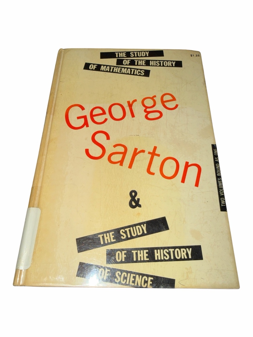 History of Mathematics & History of Science - George Sarton Vintage Hardcover